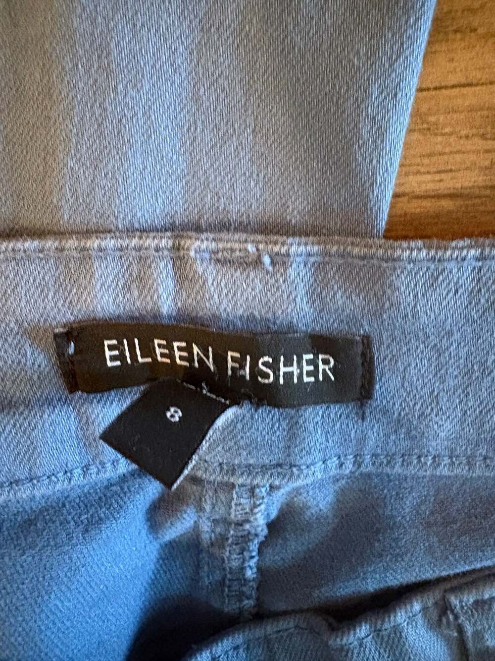 Eileen Fisher Women's Blue Slim Leg Pants Size 8 - Picture 3 of 3